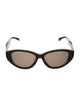 Balenciaga Cat-Eye Tinted Sunglasses