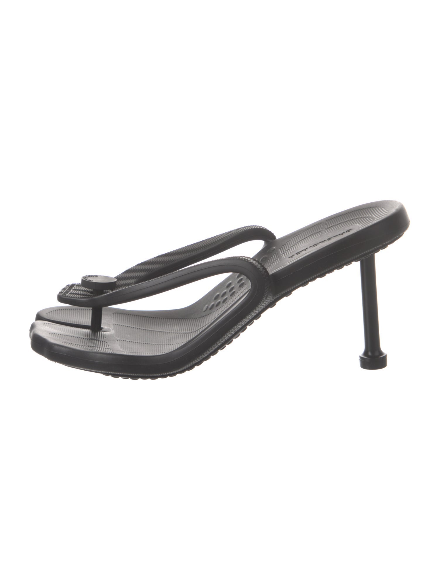 Balenciaga Rubber Flip Flops