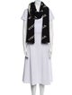 Balenciaga Interlocking CC Scarf Wool Scarf