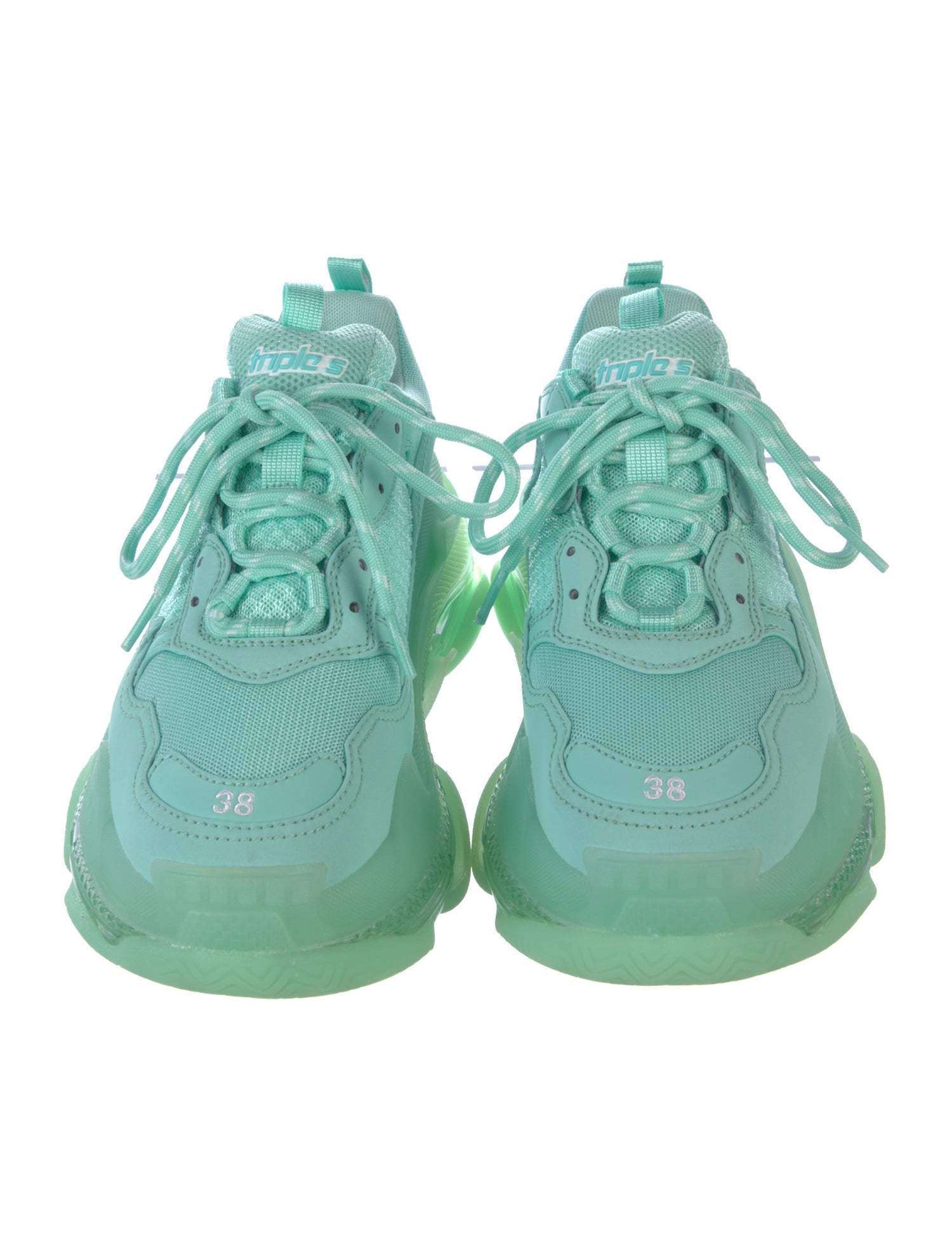 Balenciaga Triple S 'Clear Sole' Athletic Sneakers