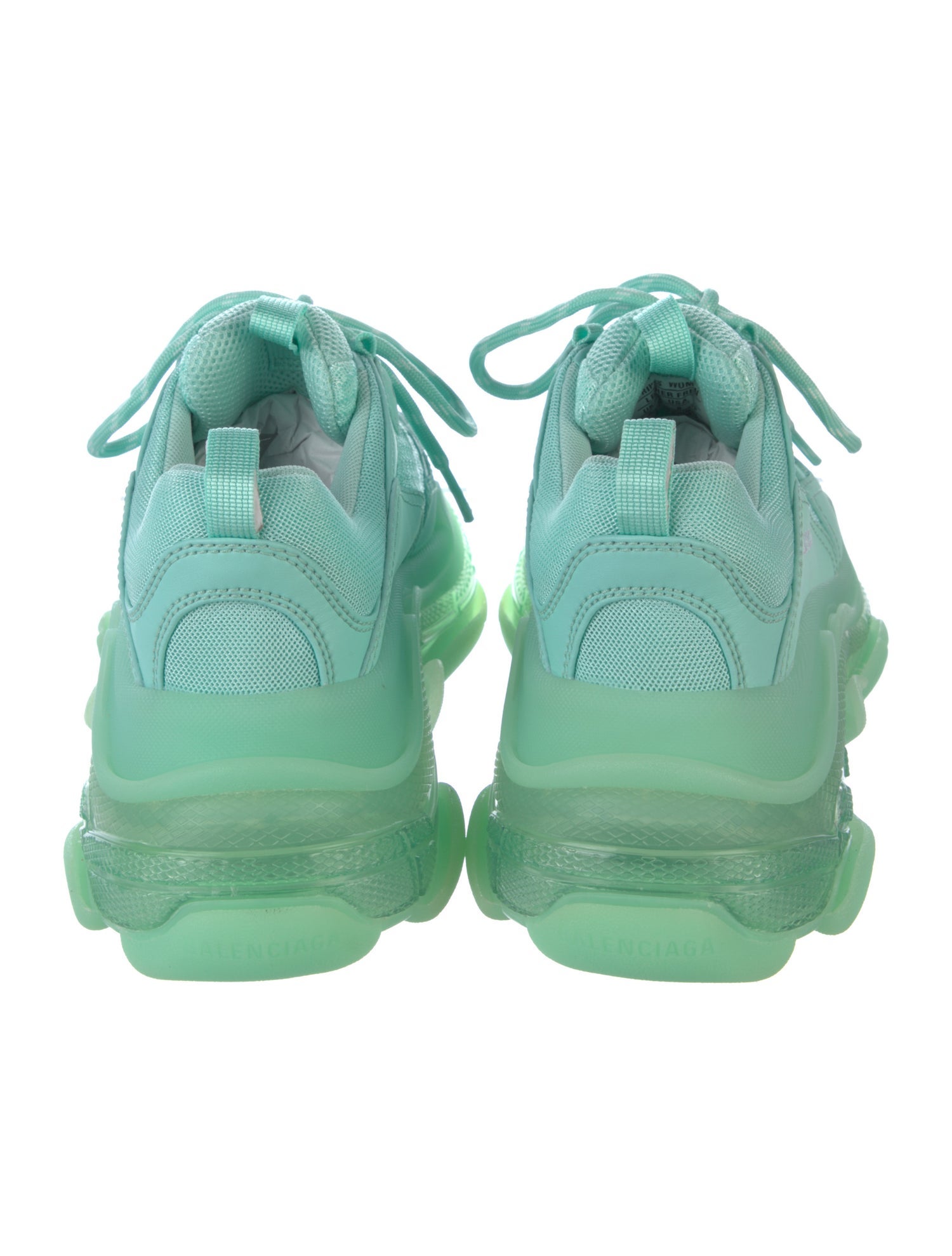Balenciaga Triple S 'Clear Sole' Athletic Sneakers