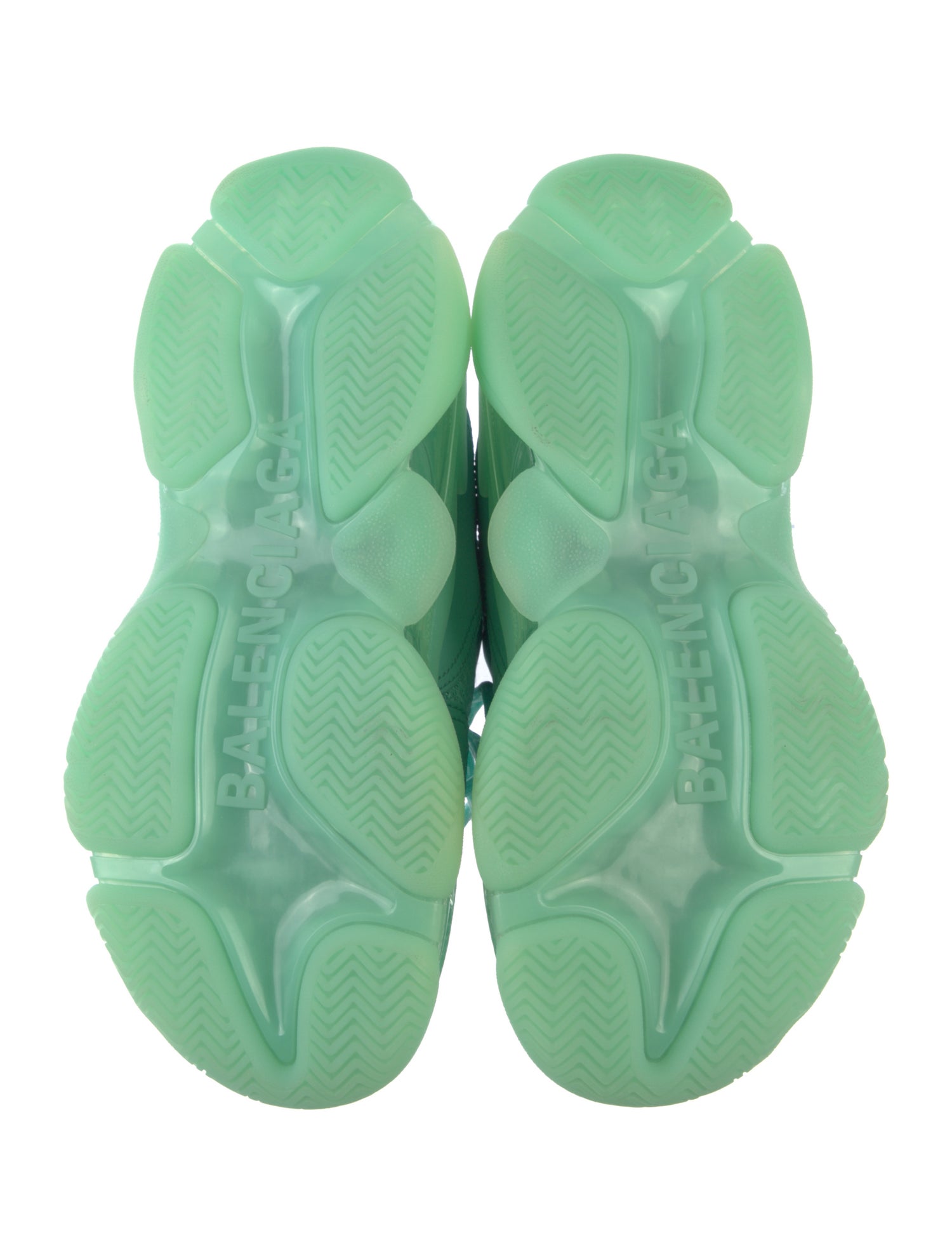 Balenciaga Triple S 'Clear Sole' Athletic Sneakers