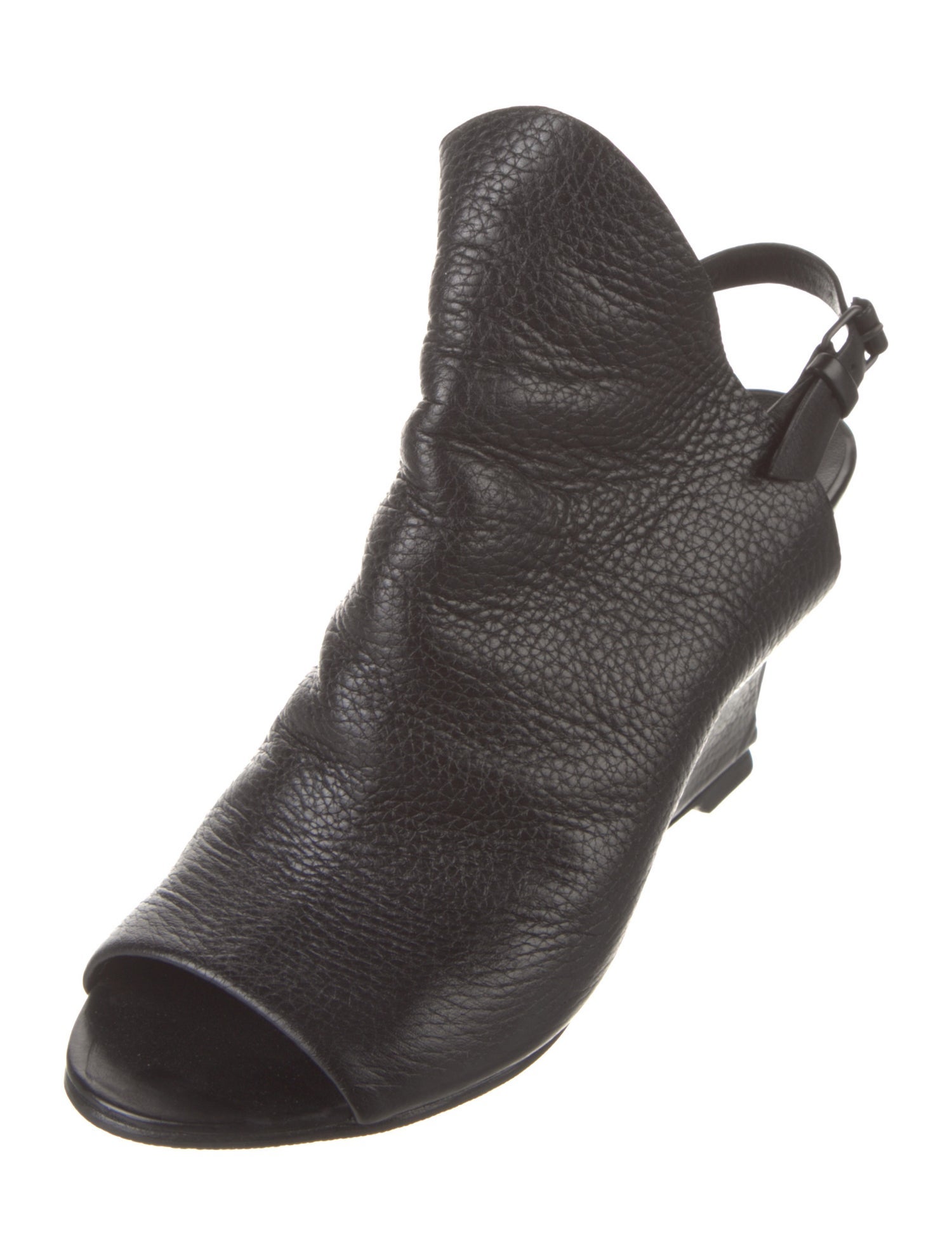 Balenciaga Leather Slingback Sandals