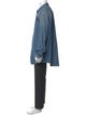 Balenciaga 2020 Graphic Print Denim Shirt