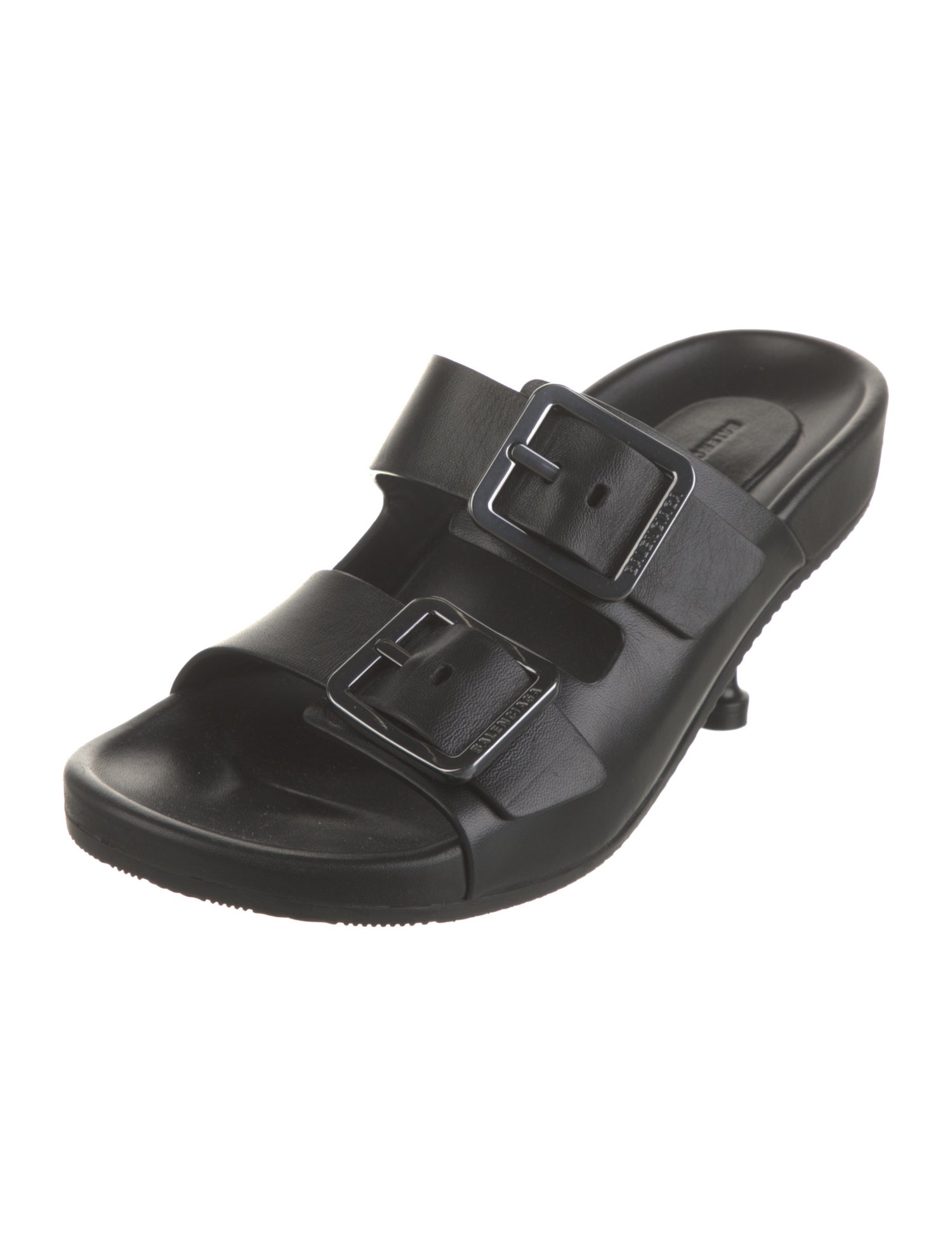 Balenciaga Leather Slides