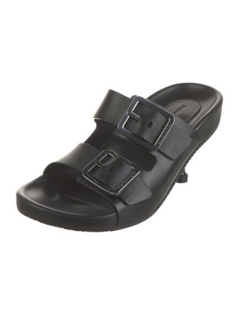 Balenciaga Leather Slides