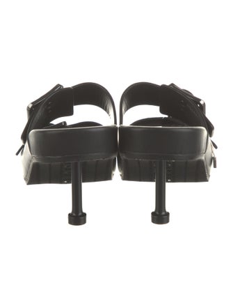 Balenciaga Leather Slides