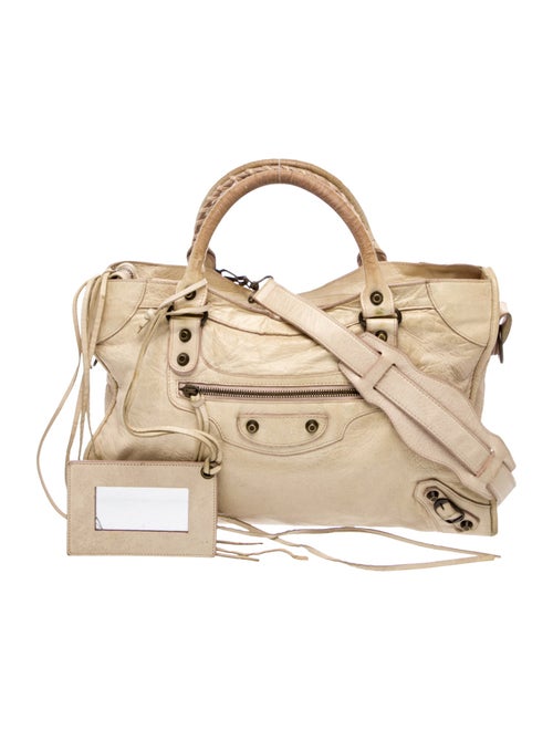 Balenciaga Leather Motocross Classic City Medium 2023