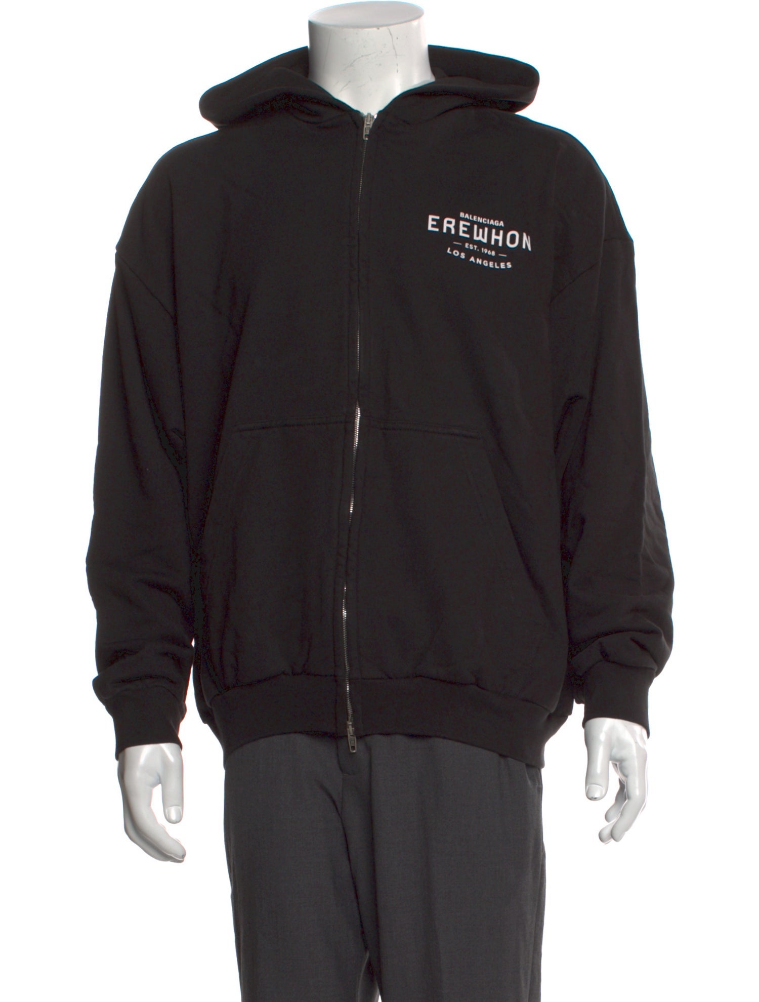 Yeezy Season 5 Zip-Up Hoodie - Brown Sweatshirts & Hoodies