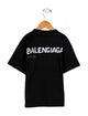 Balenciaga Boys' Crew Neck Graphic T-Shirt