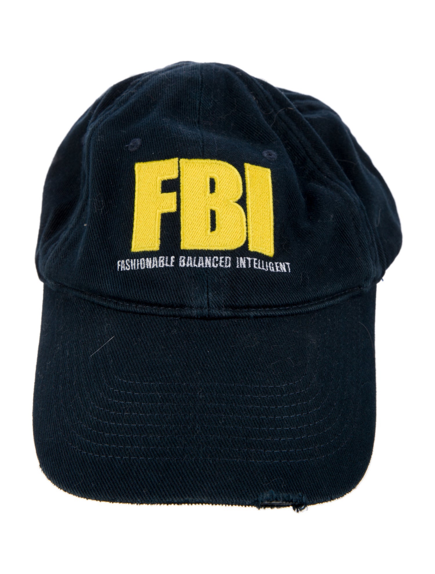 Balenciaga Embroidered Cotton Baseball hat