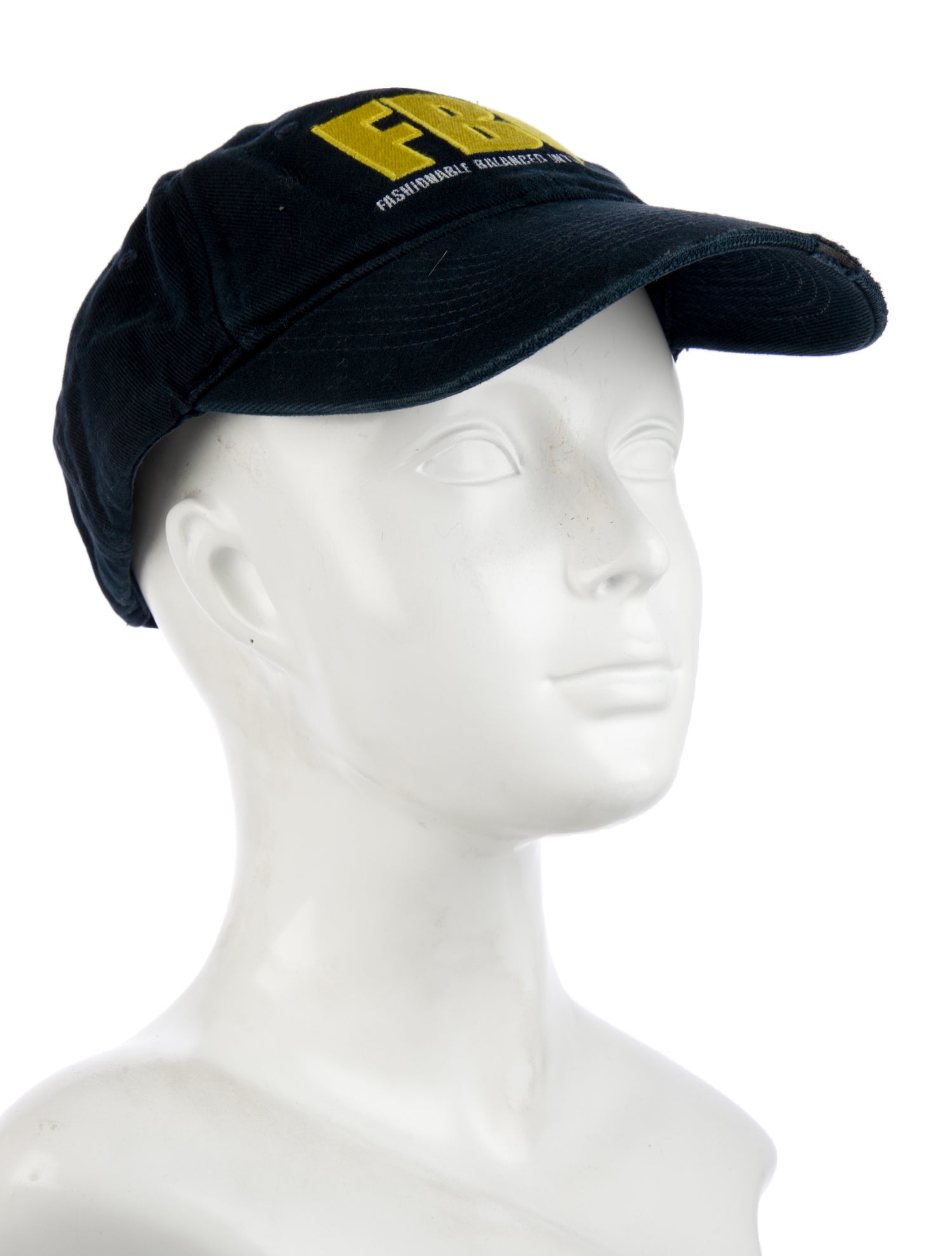 Balenciaga Embroidered Cotton Baseball hat