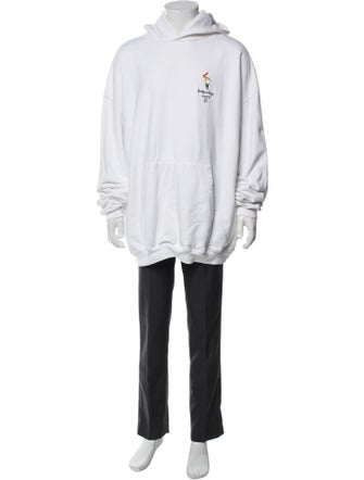 Balenciaga 2020 Graphic Print Hoodie