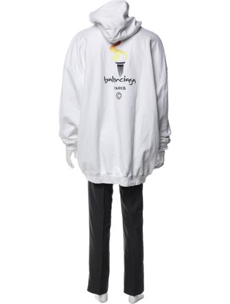 Balenciaga 2020 Graphic Print Hoodie
