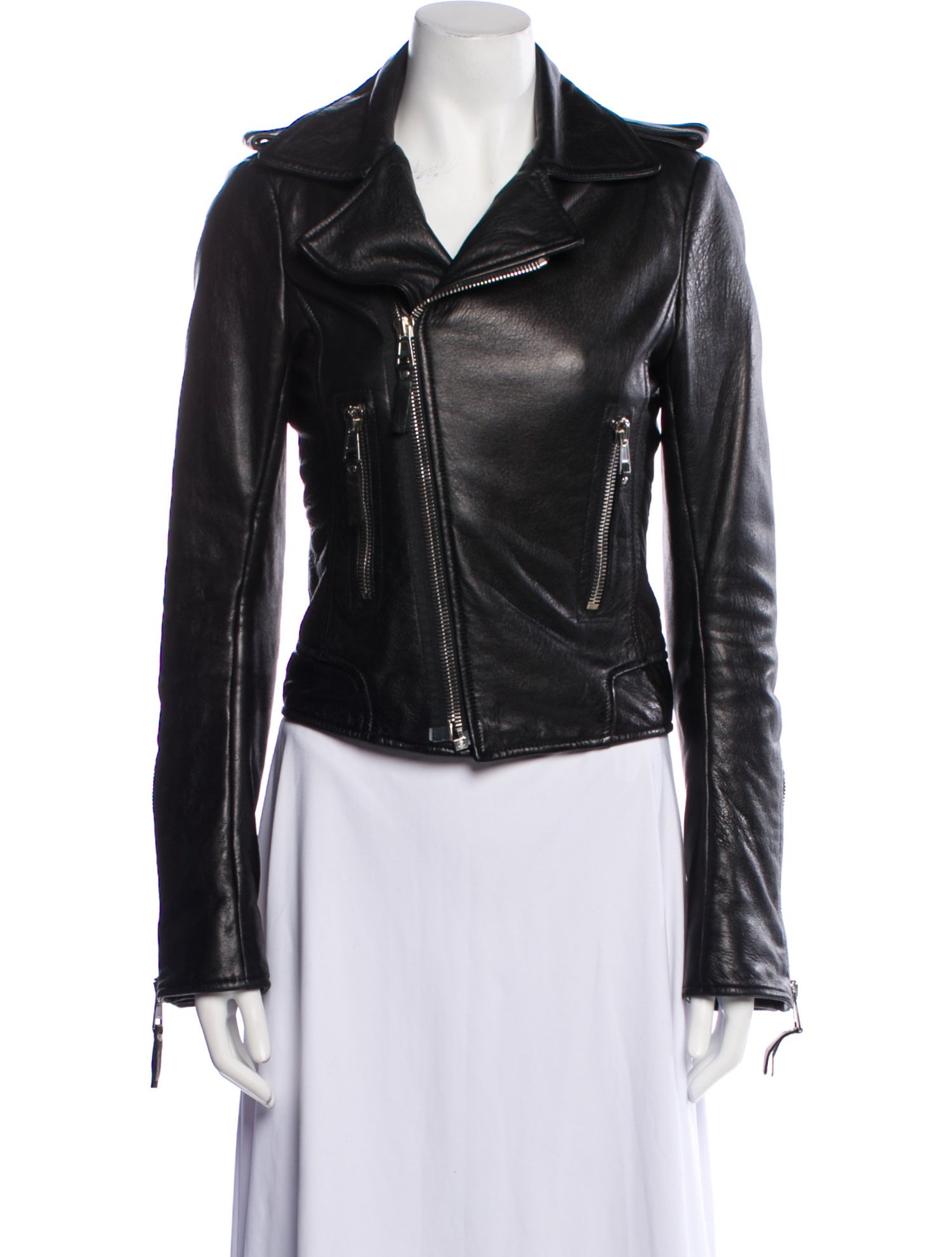 Balenciaga 2013 Leather Biker Jacket