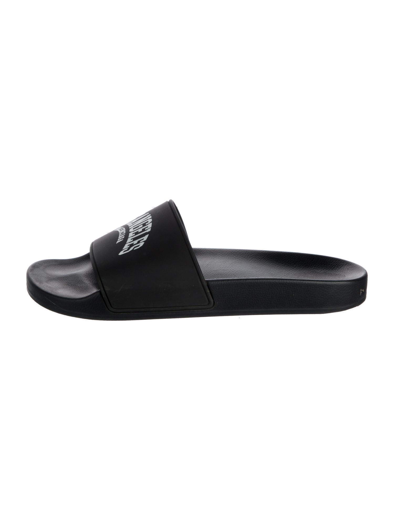Balenciaga Rubber Graphic Print Slides
