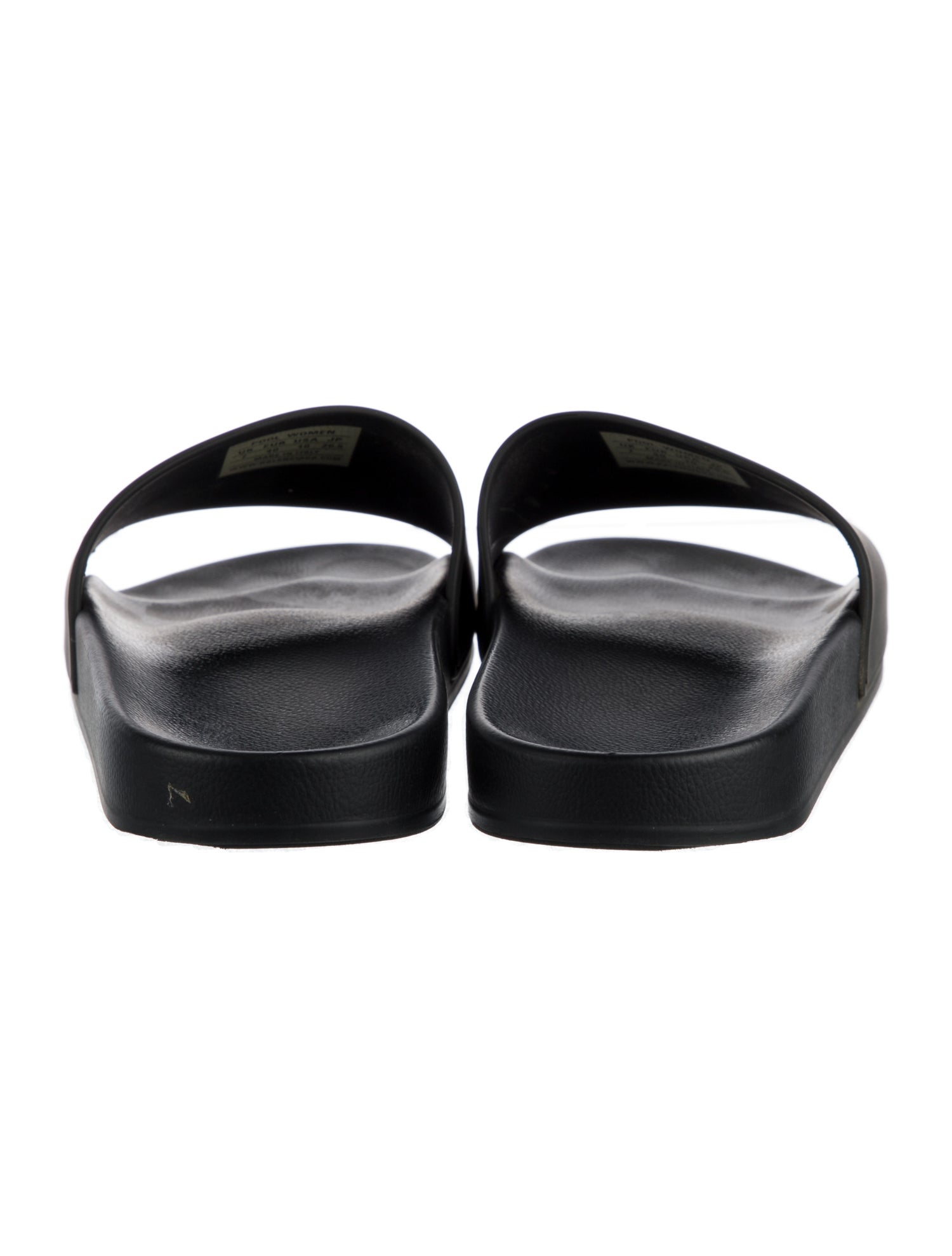 Balenciaga Rubber Graphic Print Slides