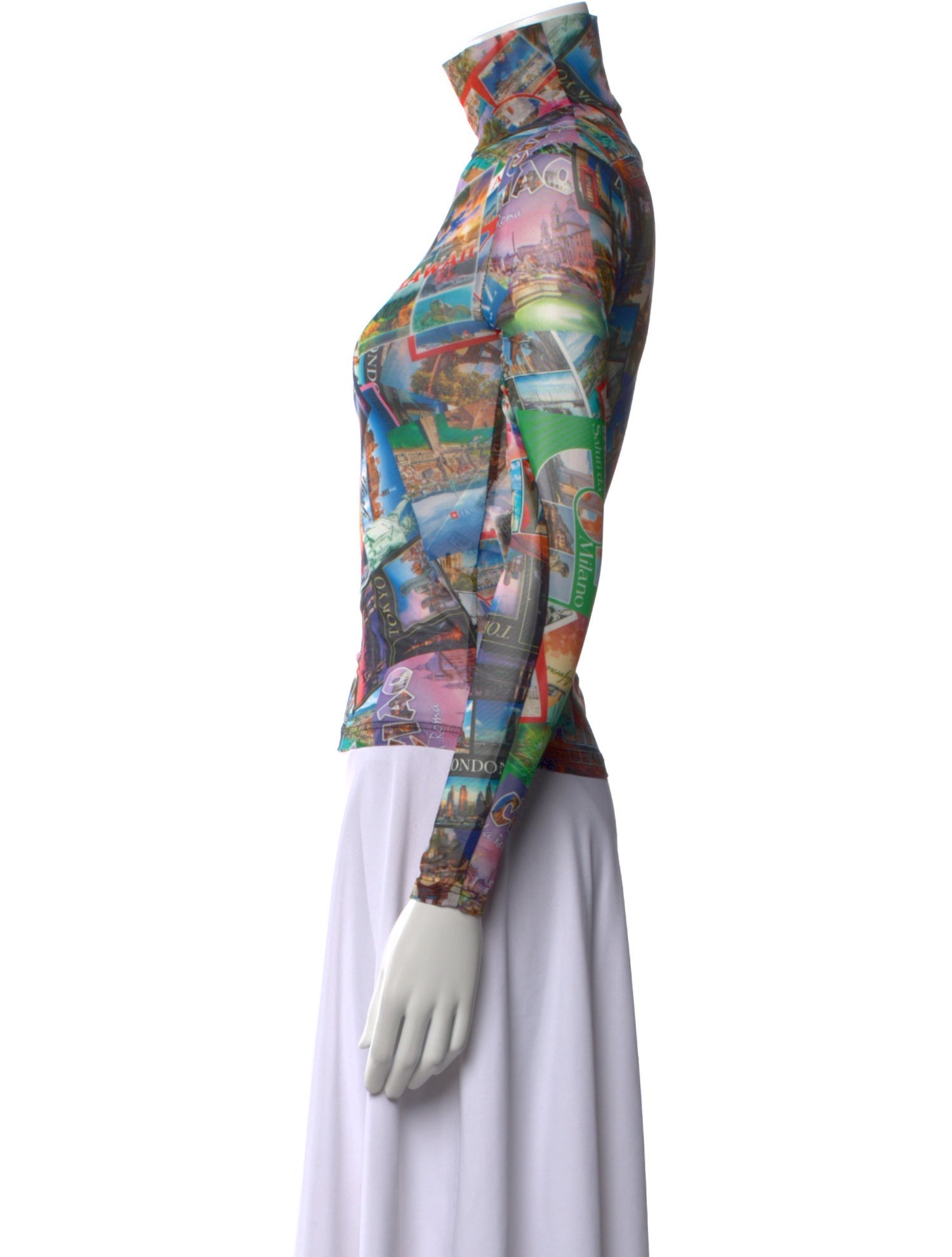 Balenciaga 2020 'Postcard' Top