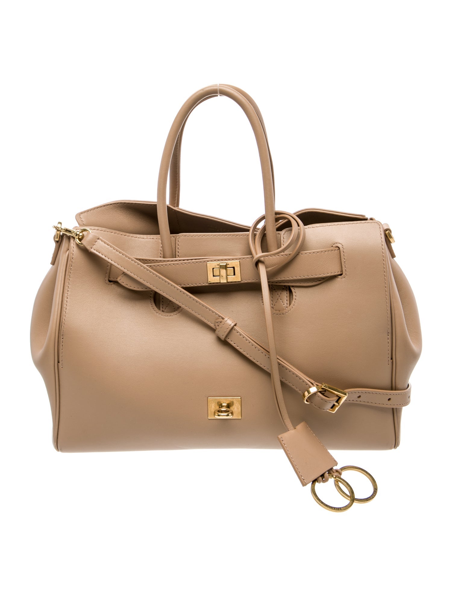 Balenciaga Leather Shoulder Bag 2023