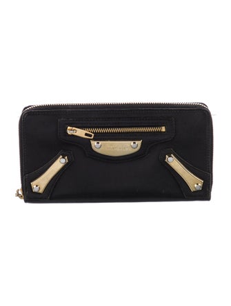 Balenciaga Leather Continental Wallet