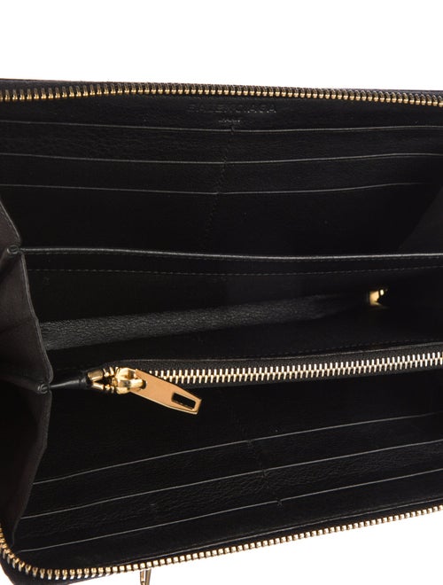 Balenciaga Leather Continental Wallet