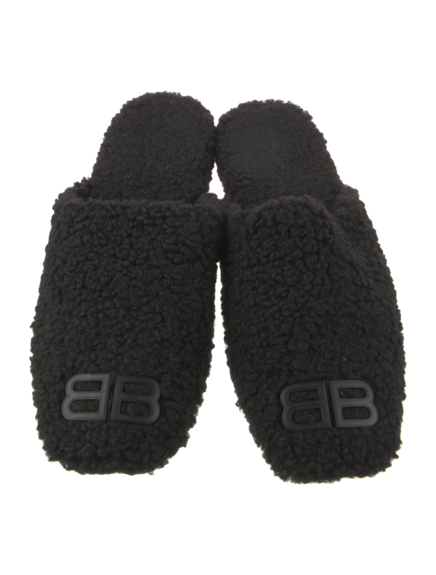 Balenciaga Faux Fur Mules