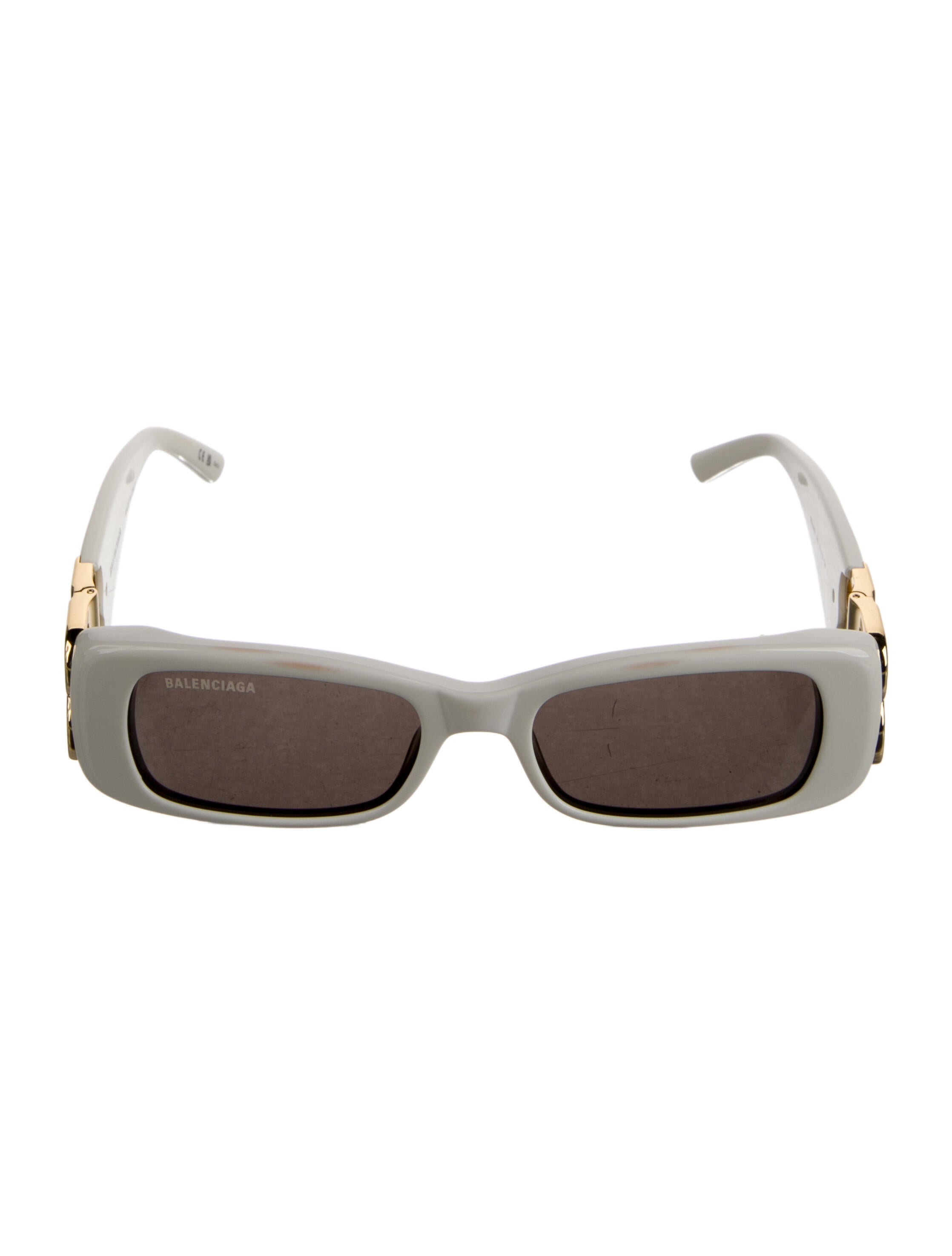 Balenciaga Signature Logo Wayfarer Sunglasses