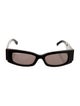 Balenciaga Signature Logo Square Sunglasses