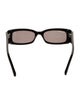 Balenciaga Signature Logo Square Sunglasses