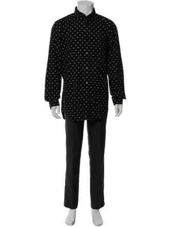 Balenciaga 2019 Polka Dot Print Shirt