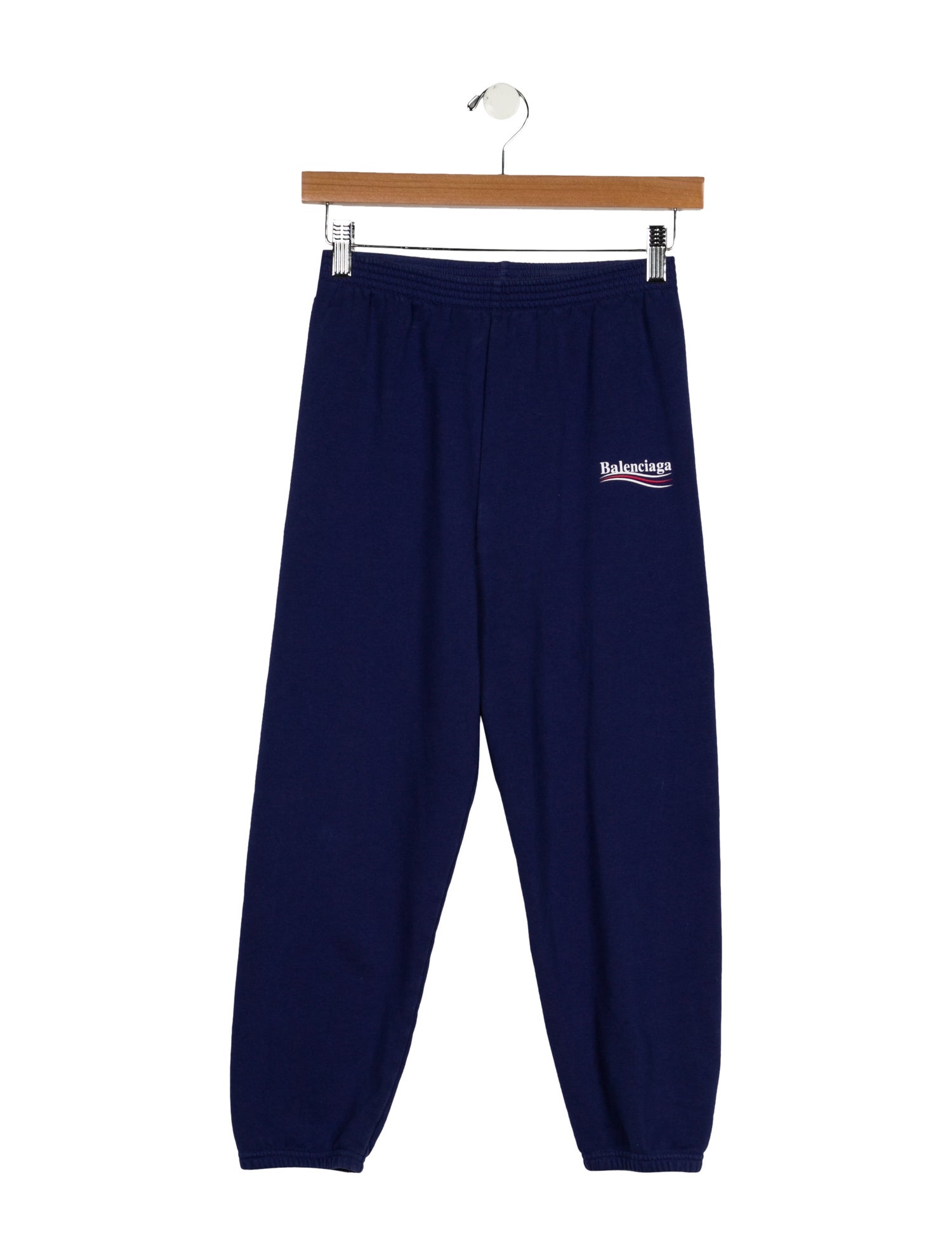 Balenciaga kid boys' blue multicolored sweatpants