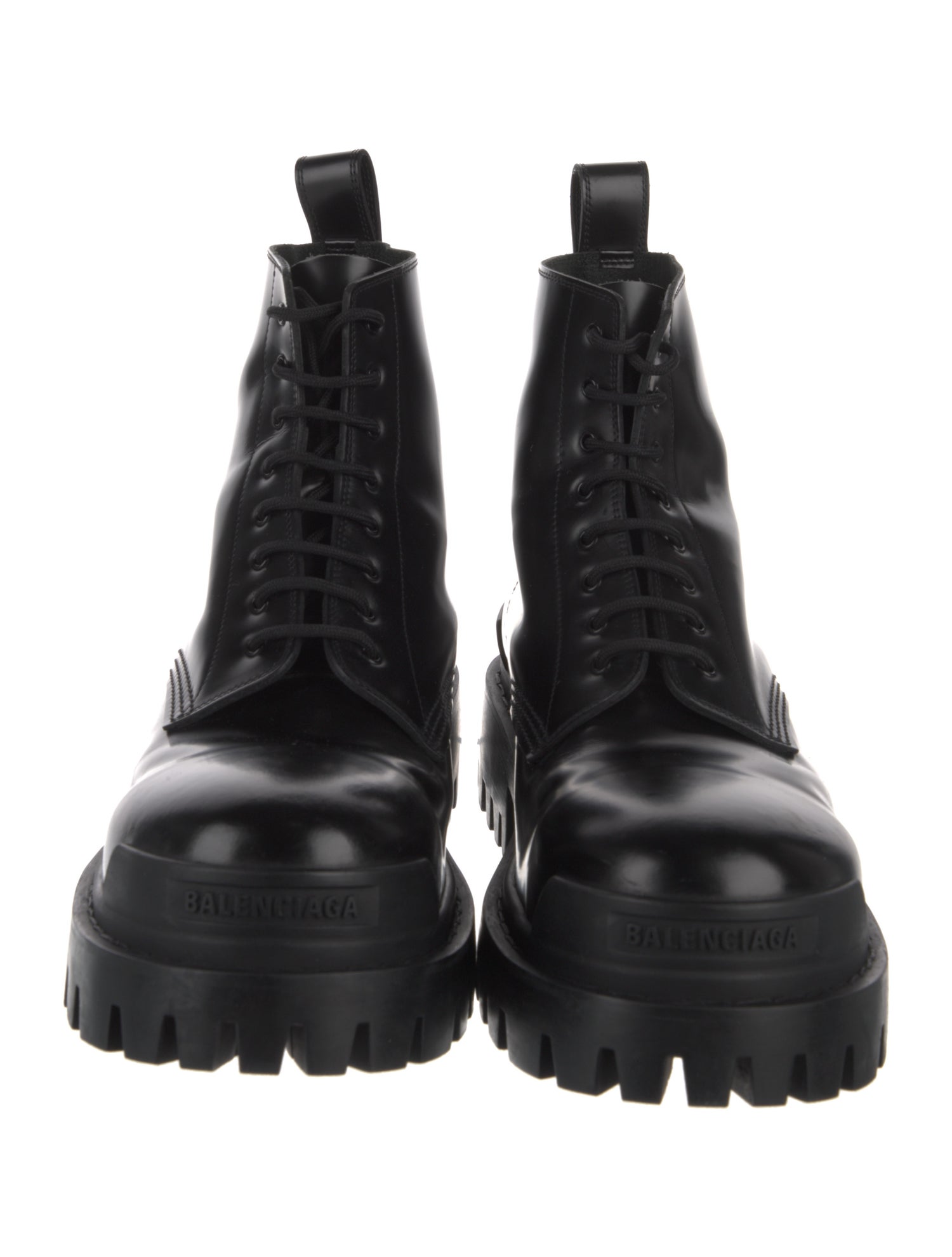Balenciaga Strike Leather Boots