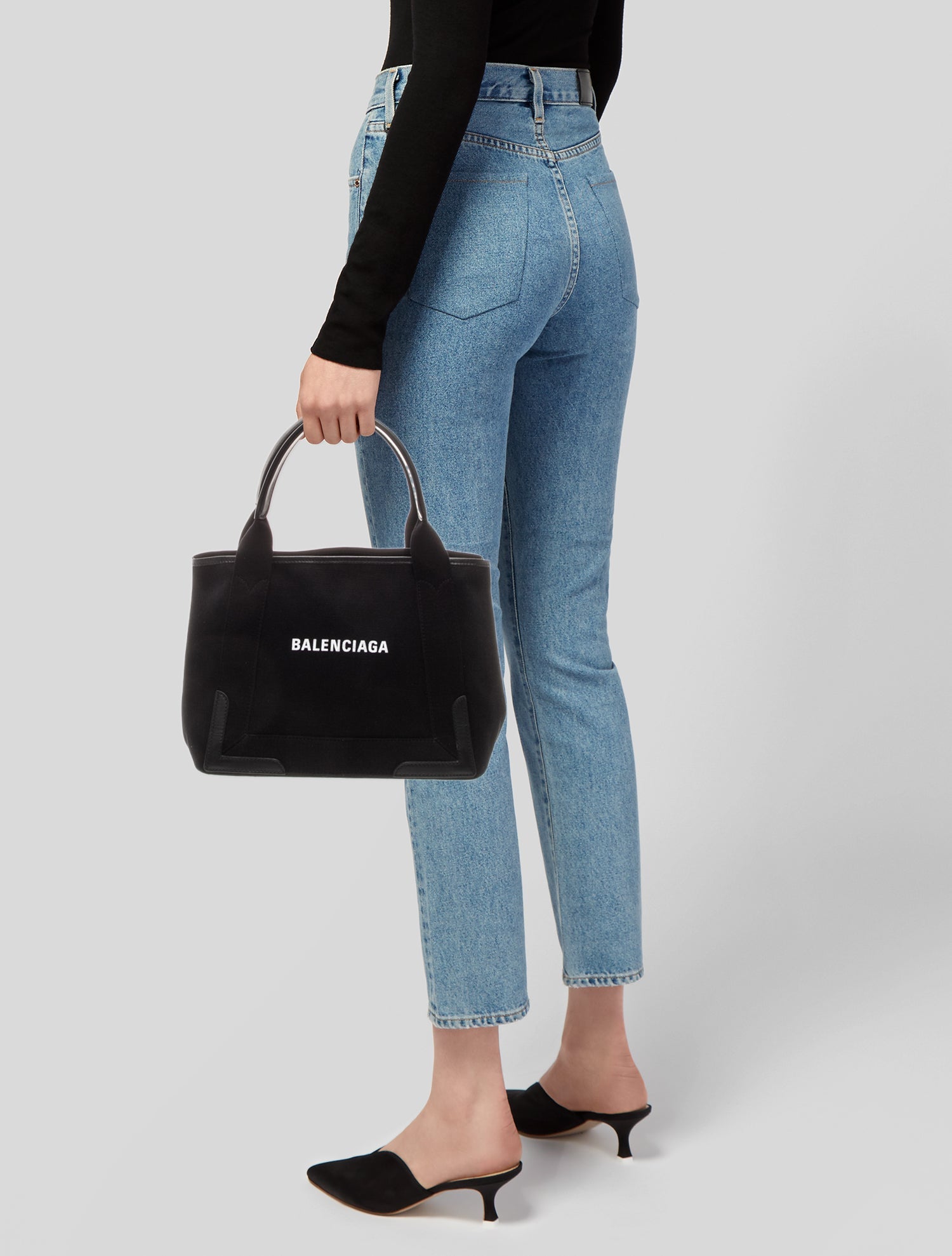 Balenciaga Canvas Top Handle Bag