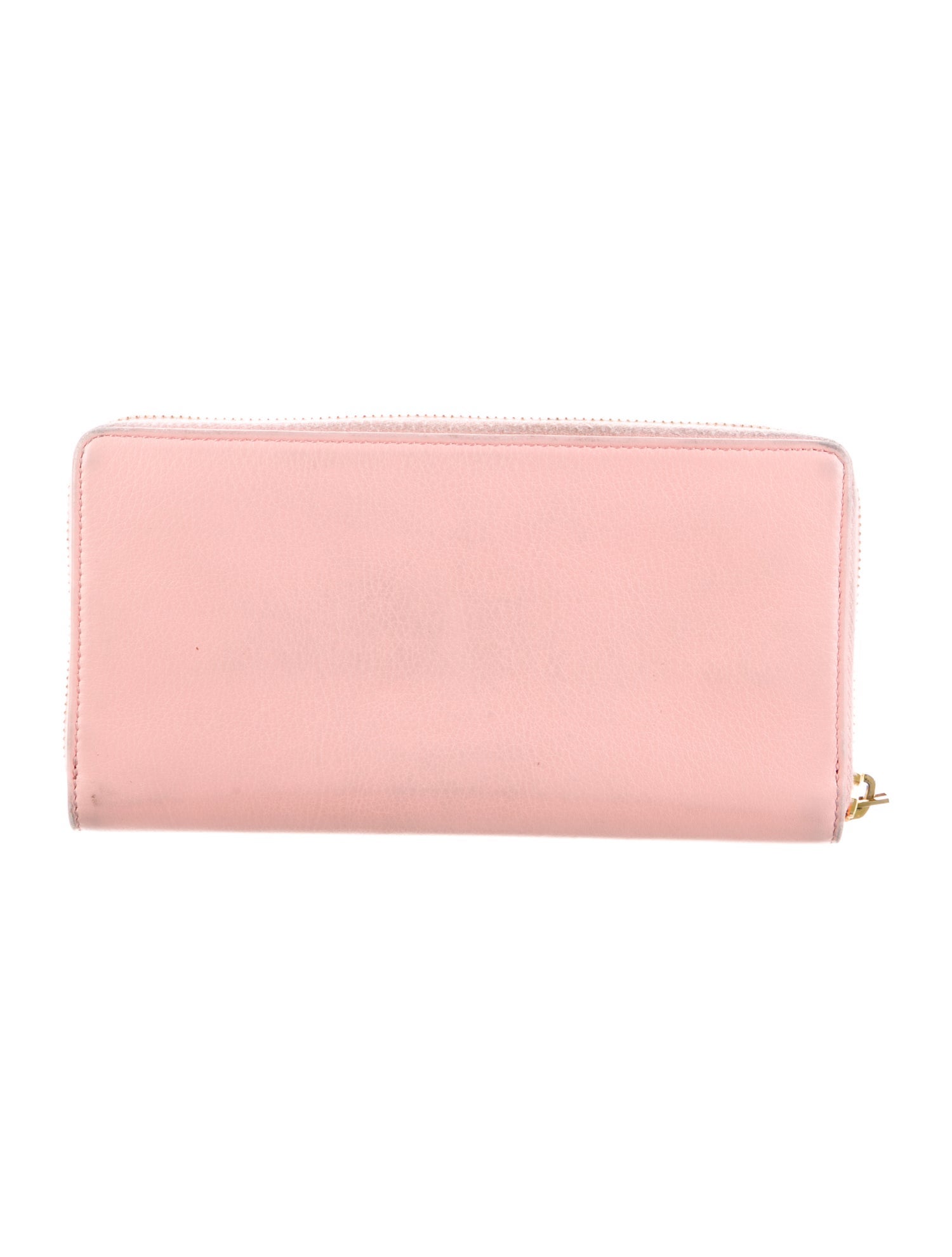 Balenciaga Amp Plate Continental Leather Continental Wallet