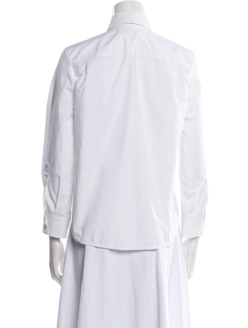 Balenciaga 2016 Three-Quarter Sleeve Button-Up Top