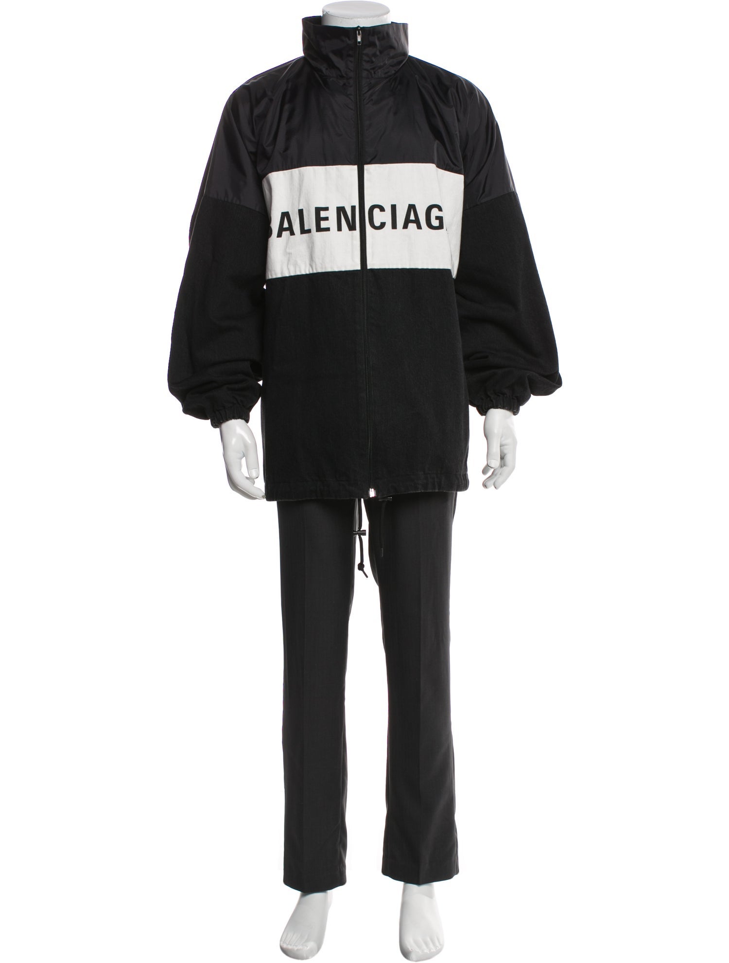 Balenciaga 2019 Graphic Print Windbreaker
