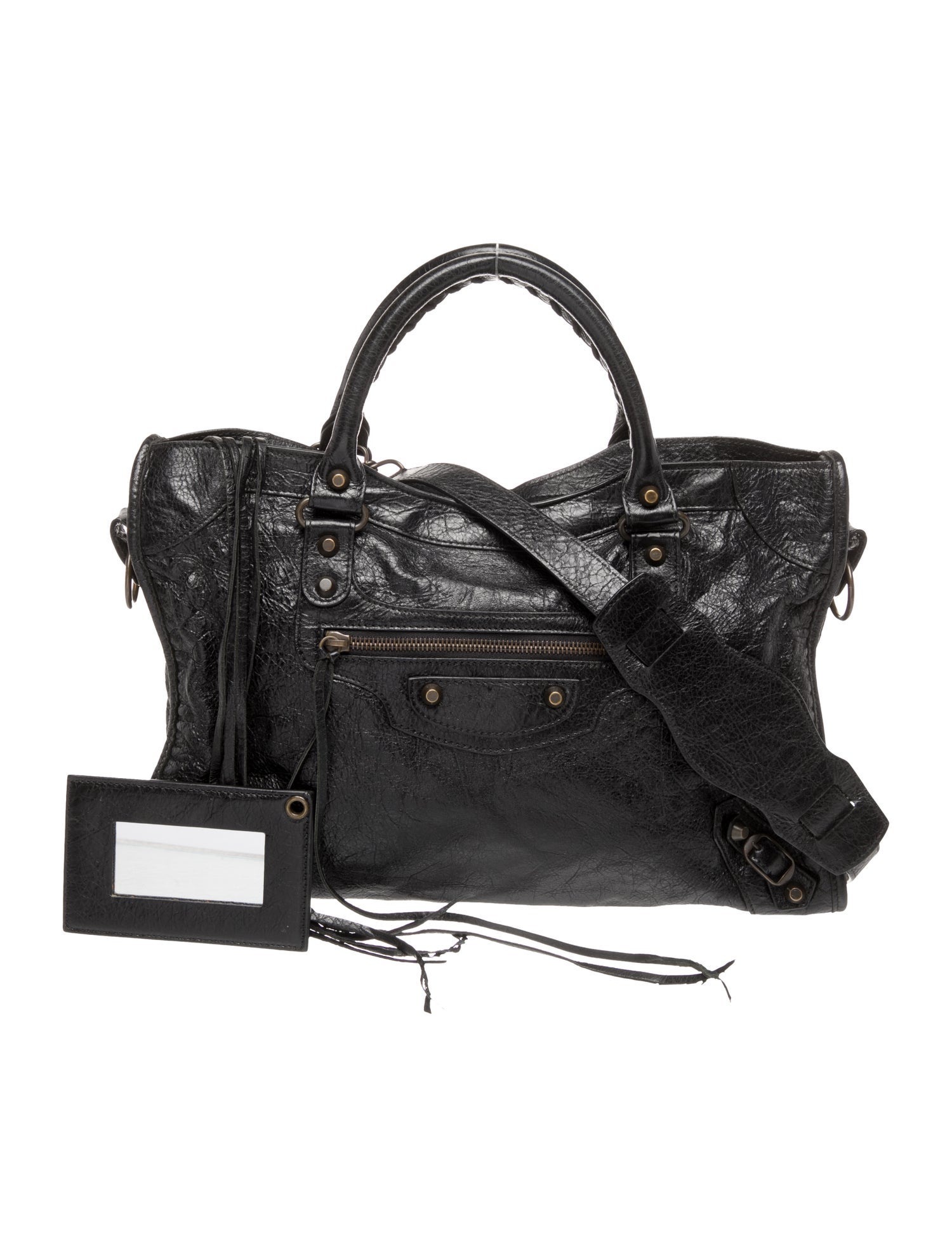 Balenciaga Leather Motocross Classic City