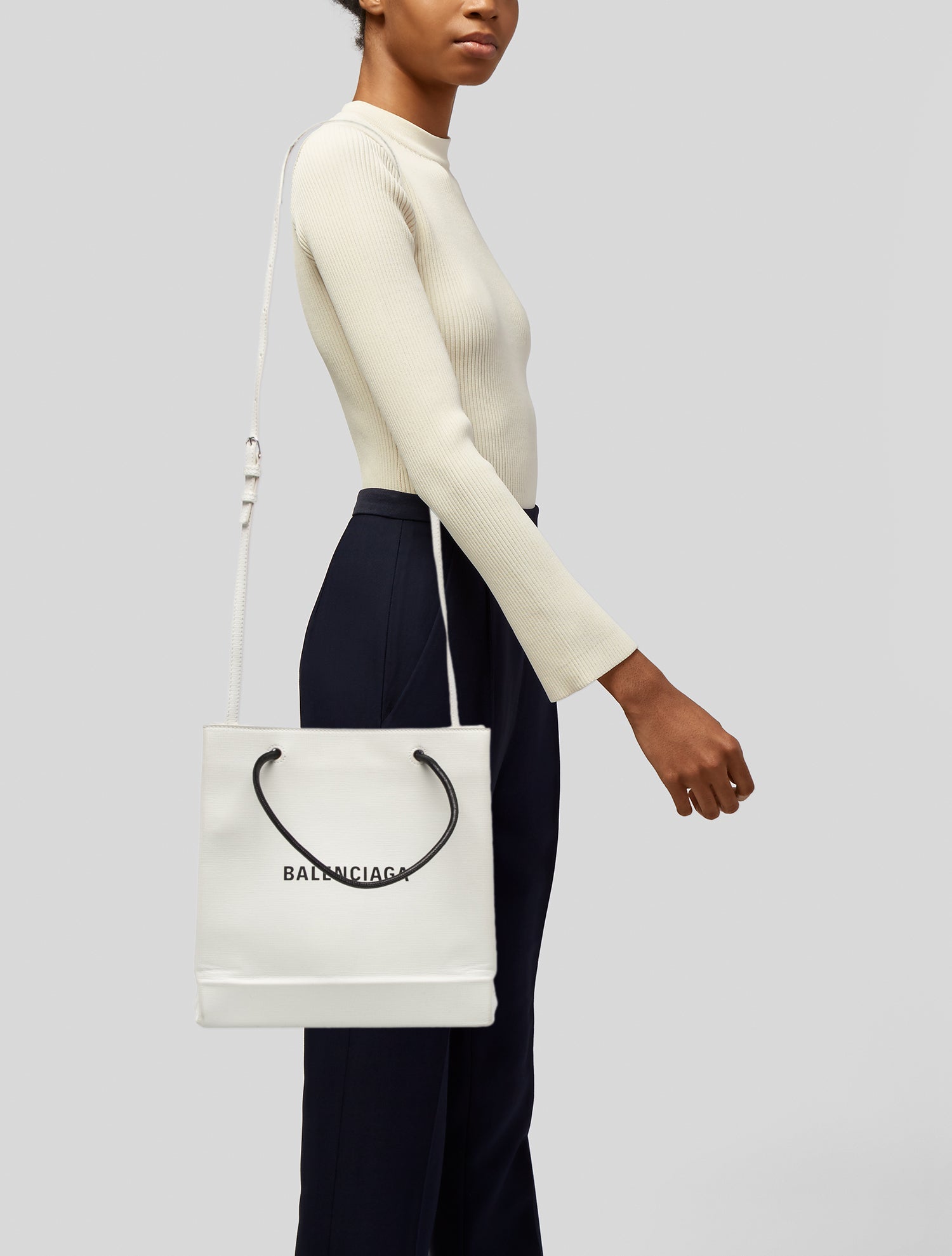 Balenciaga Leather Top Handle Bag