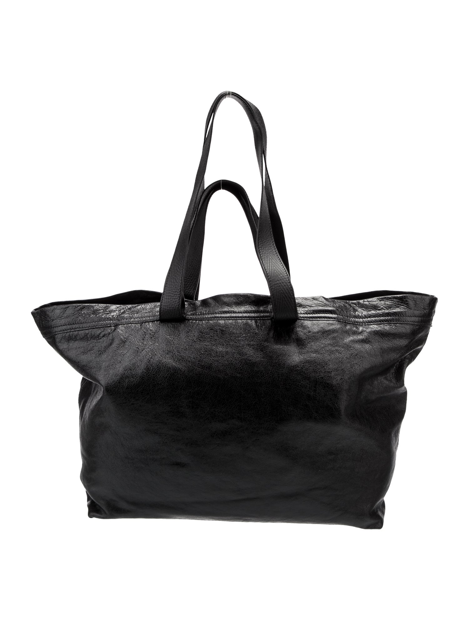Balenciaga Leather Weekender Bag