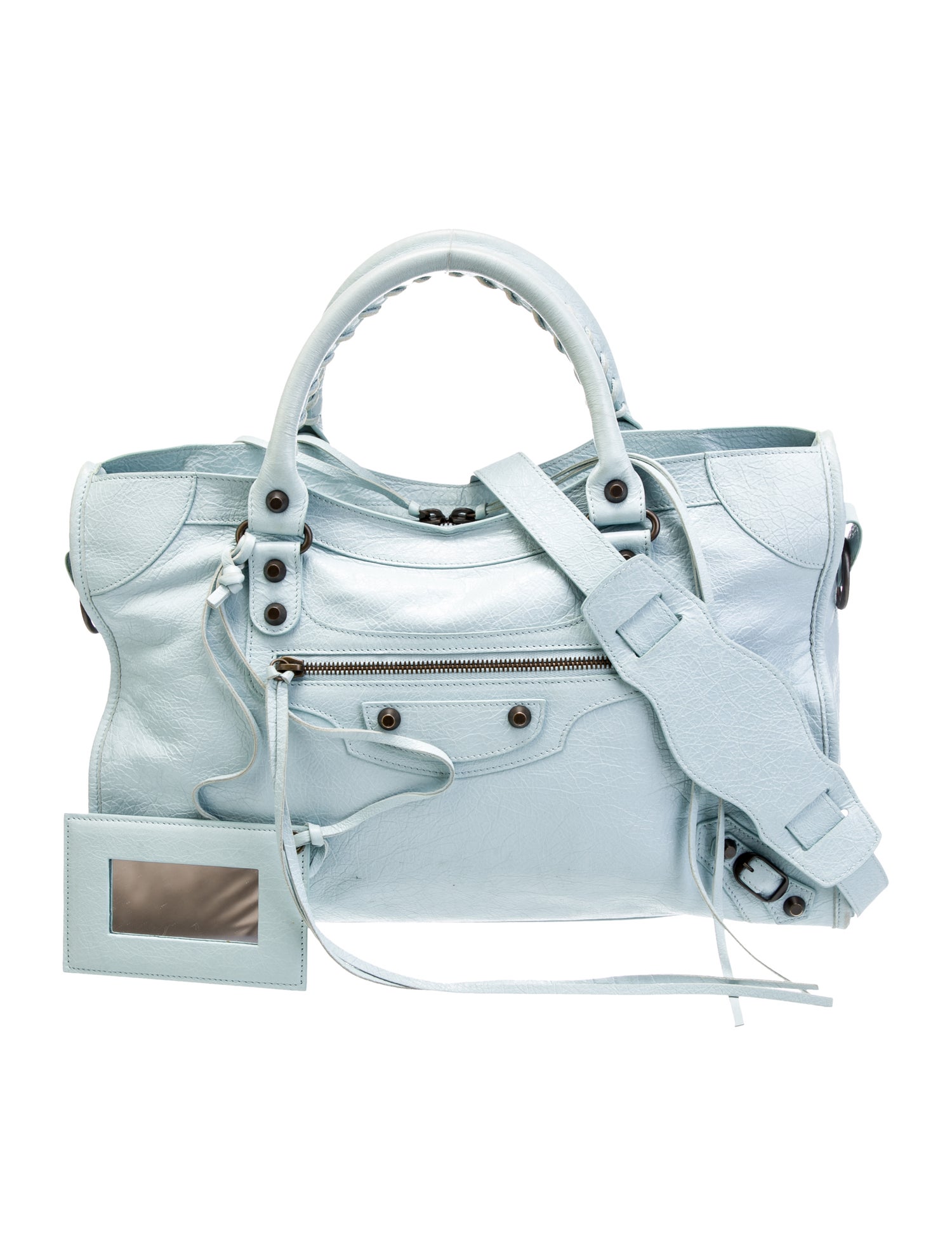 Balenciaga Leather Motocross Classic City