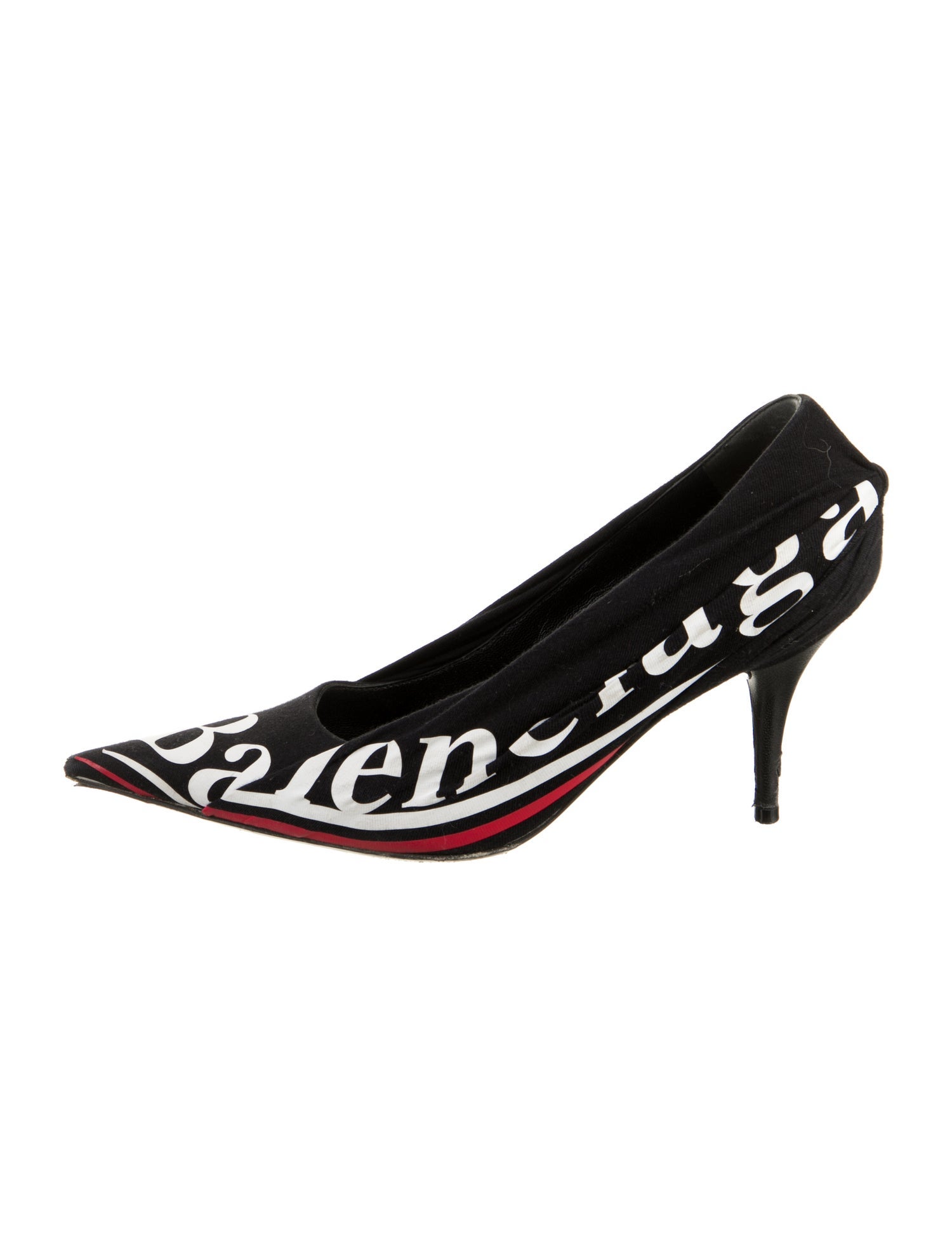 Balenciaga Printed Slingback Pumps