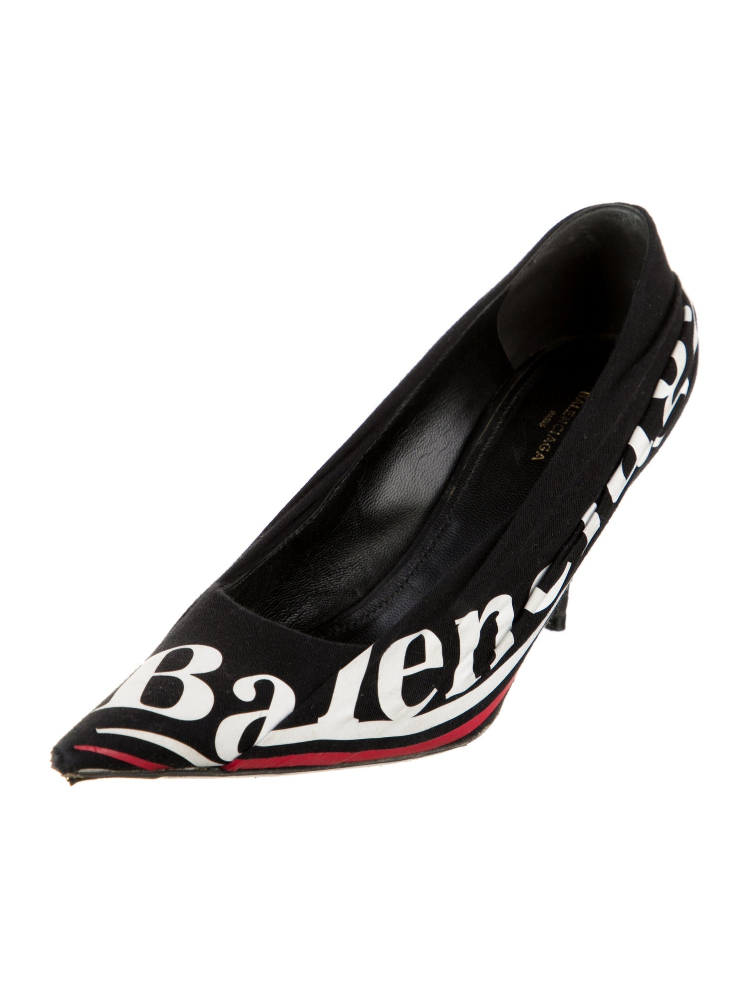 Balenciaga Printed Slingback Pumps