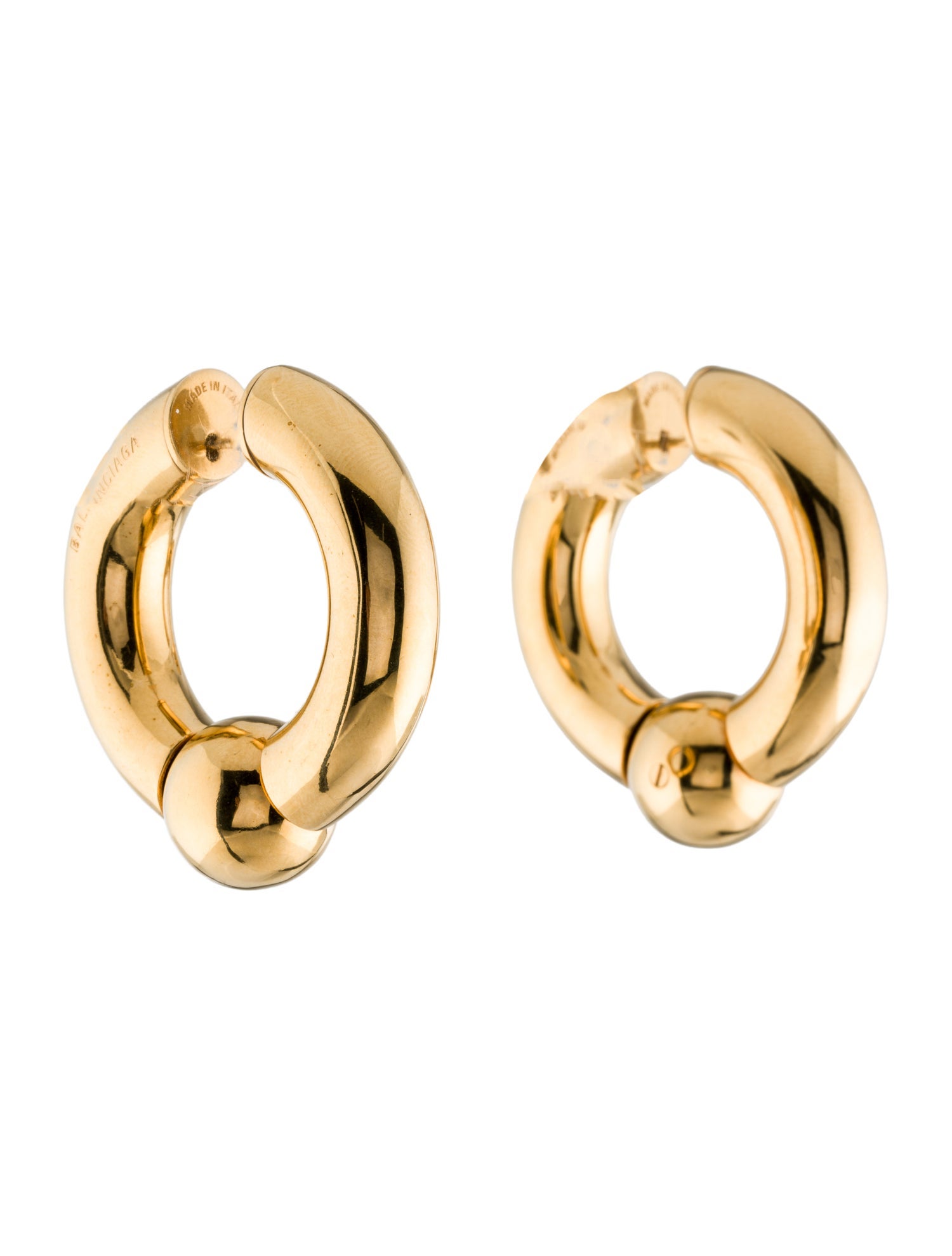 Balenciaga Mega Hoop Earrings