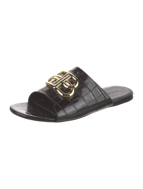 Balenciaga Leather Slides