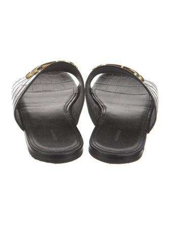 Balenciaga Leather Slides