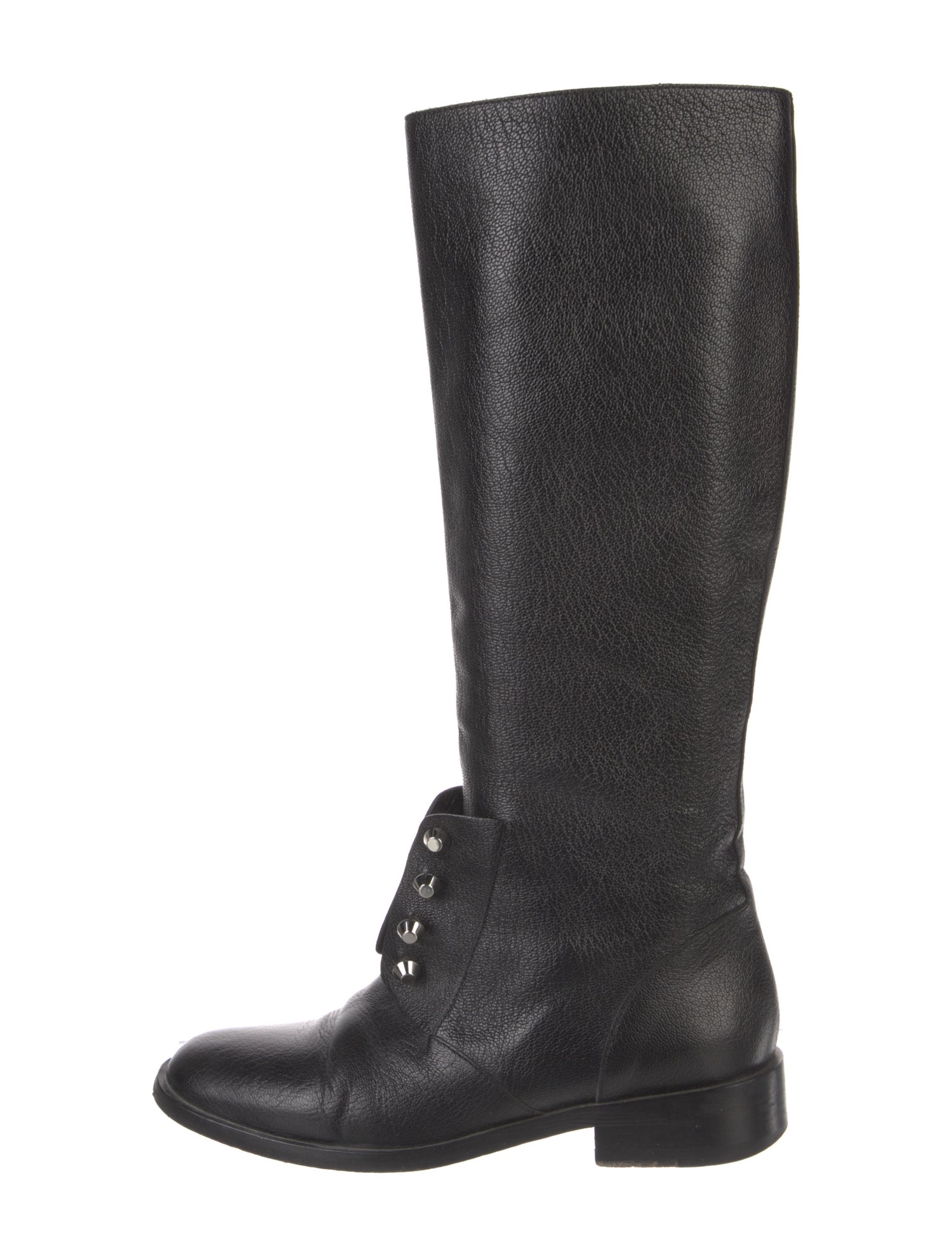Balenciaga Leather Riding Boots