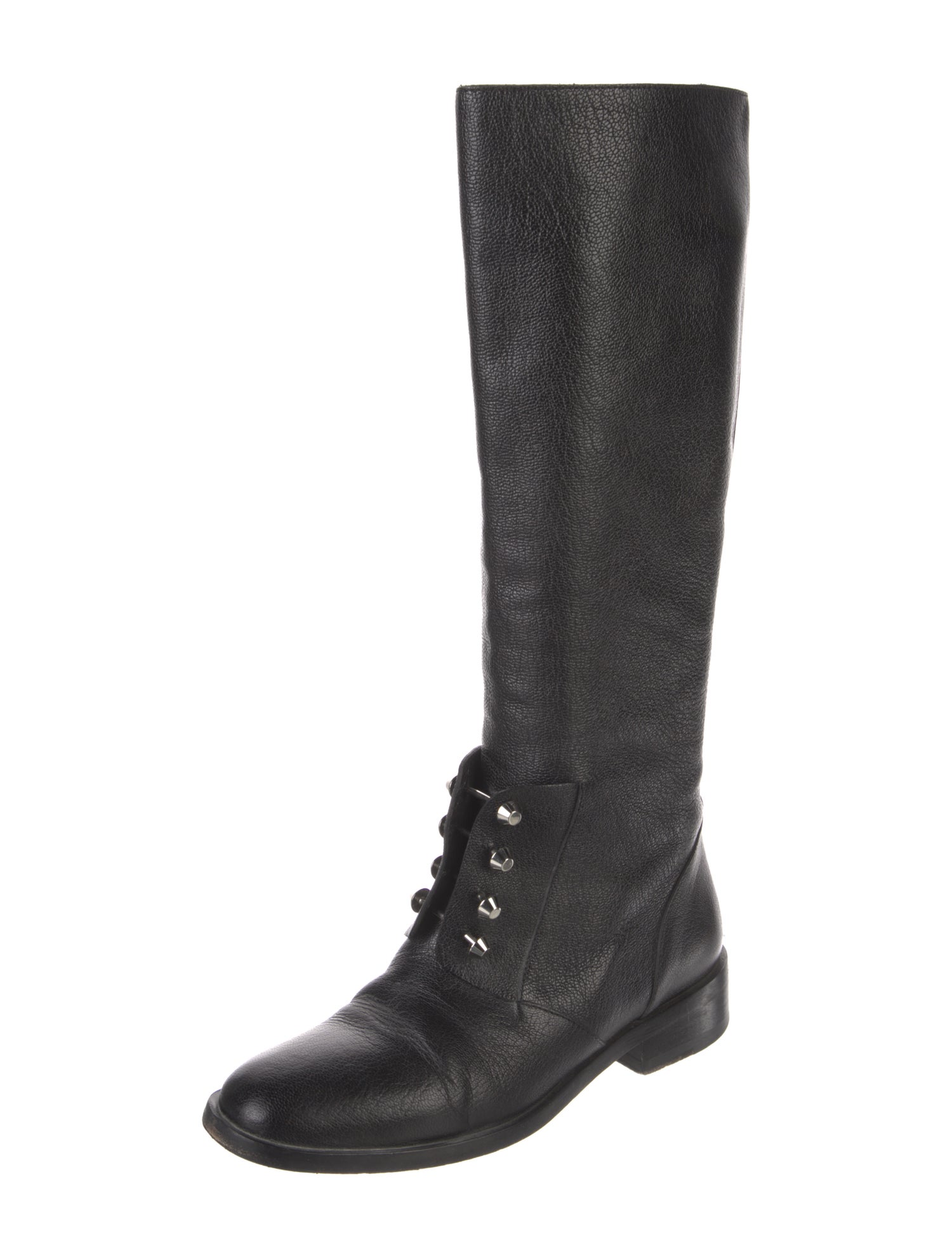 Balenciaga Leather Riding Boots