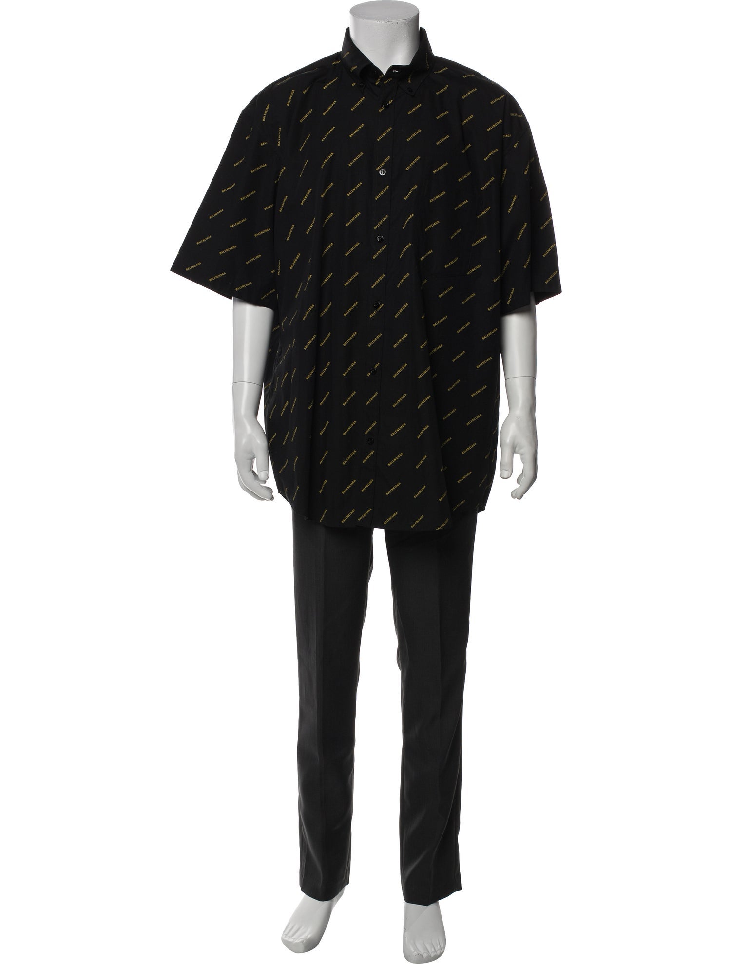 Balenciaga 2018 Printed Shirt