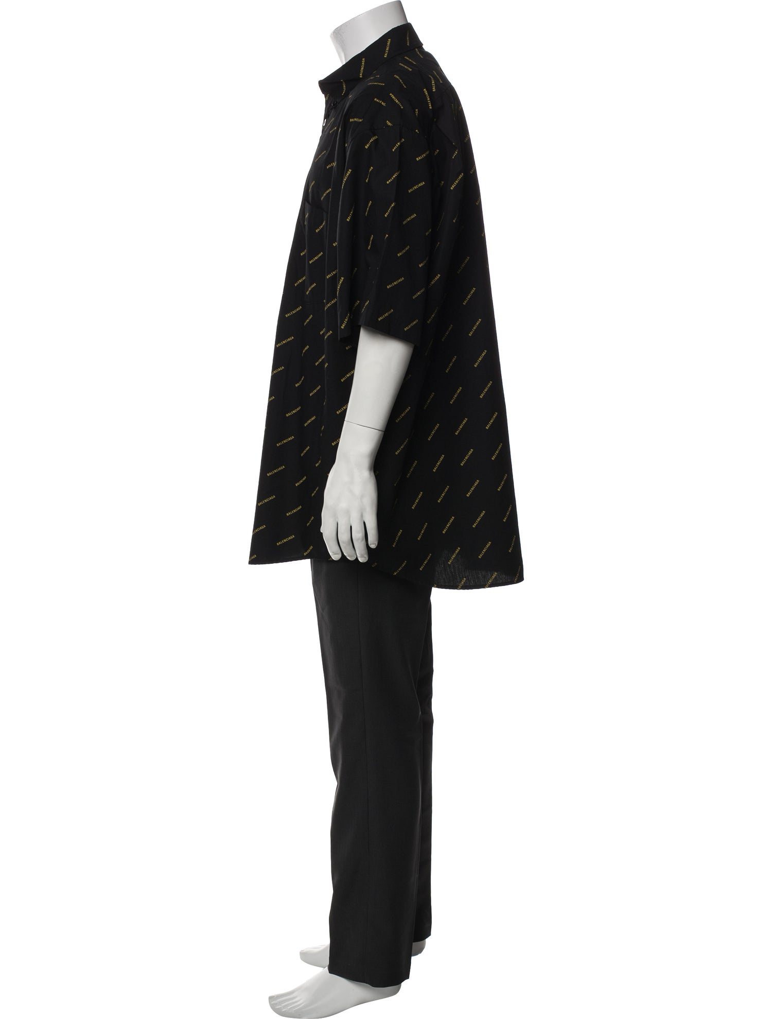 Balenciaga 2018 Printed Shirt