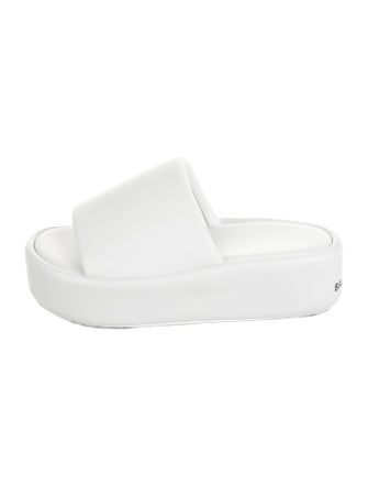 Balenciaga Leather Slides